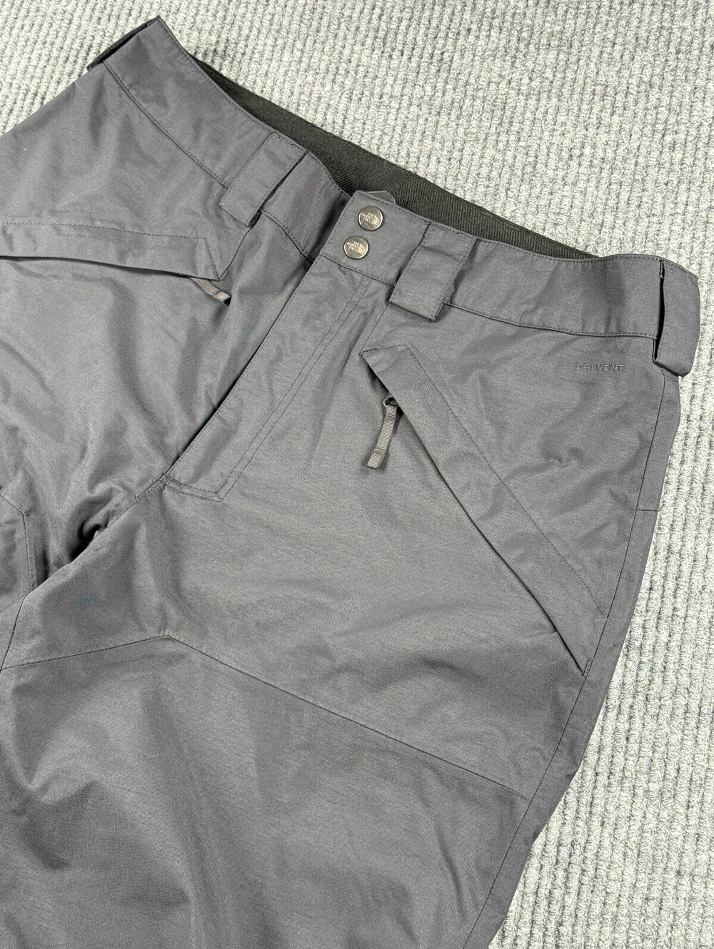 The North Face Snow Pants Mens M Black DryVent Waterproof NF0A332F Fleece Lined